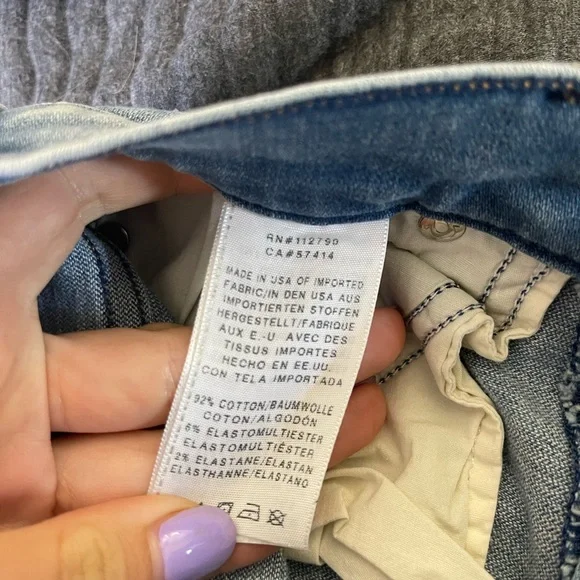 True Religion Women's Alexia Denim Mini Skirt in Eastern Canal Size 23 - Picture 6 of 10